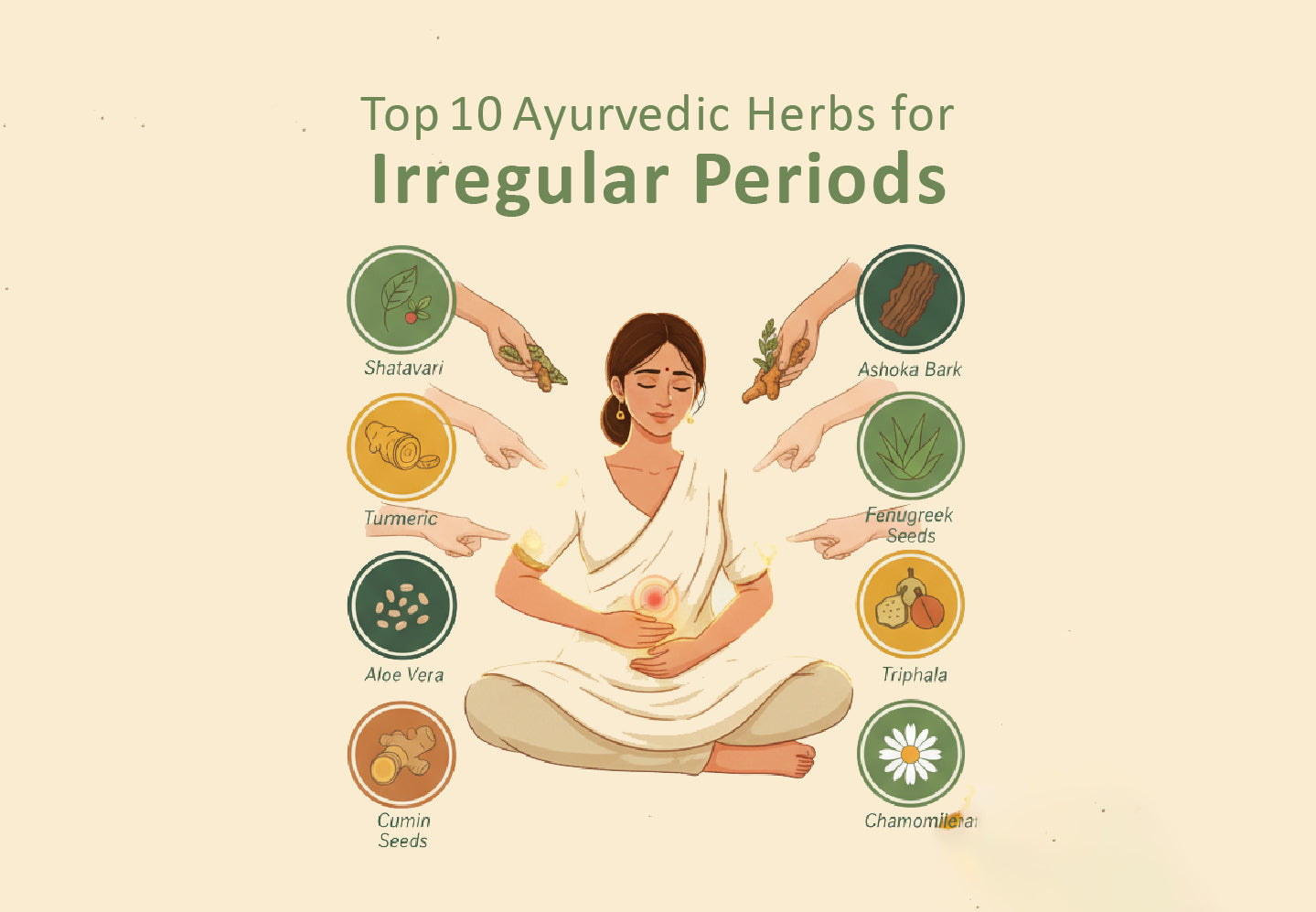 Top 10 Ayurvedic Herbs for Irregular Periods  ZOY
