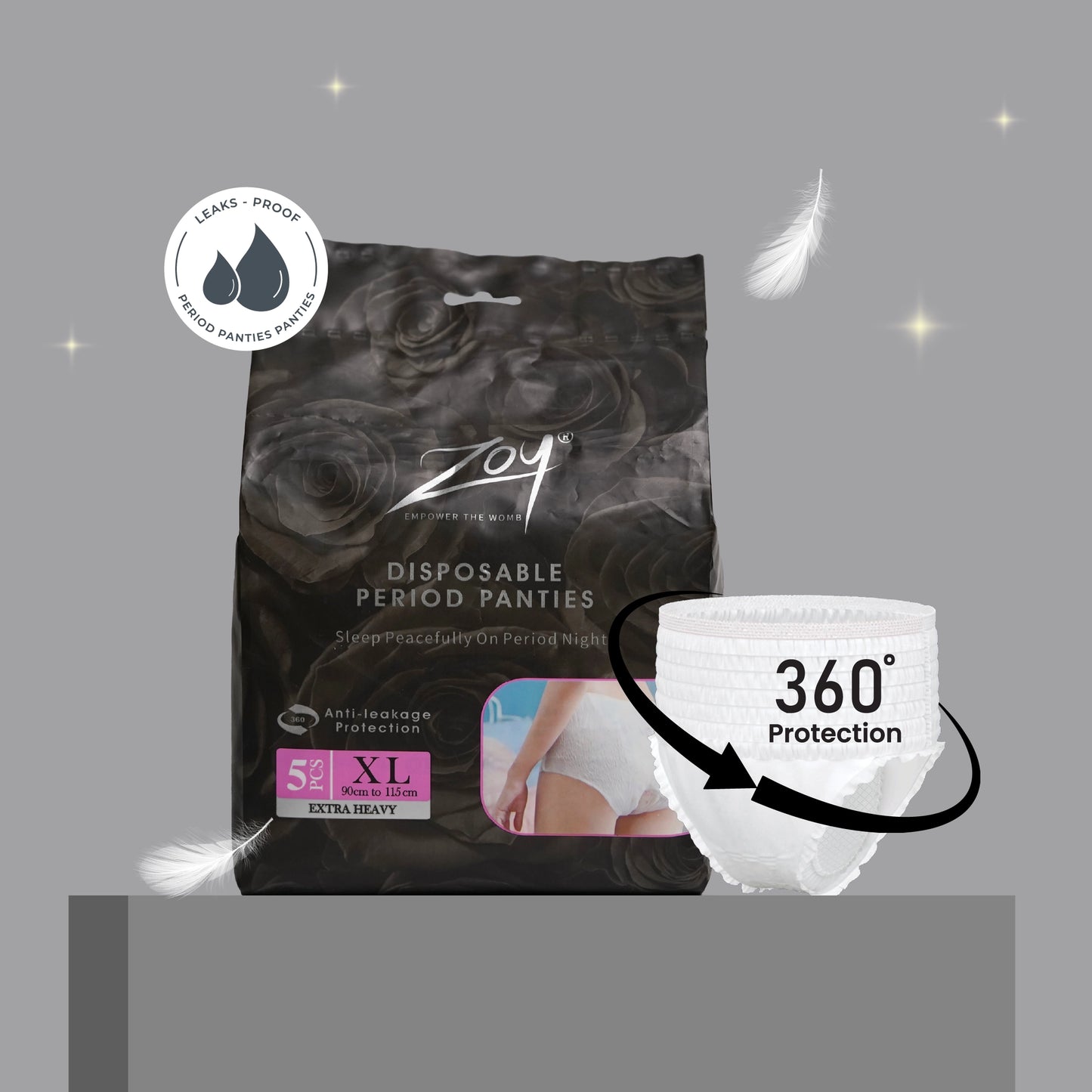 Disposable Period Panties - Overnight Use with No Leaks