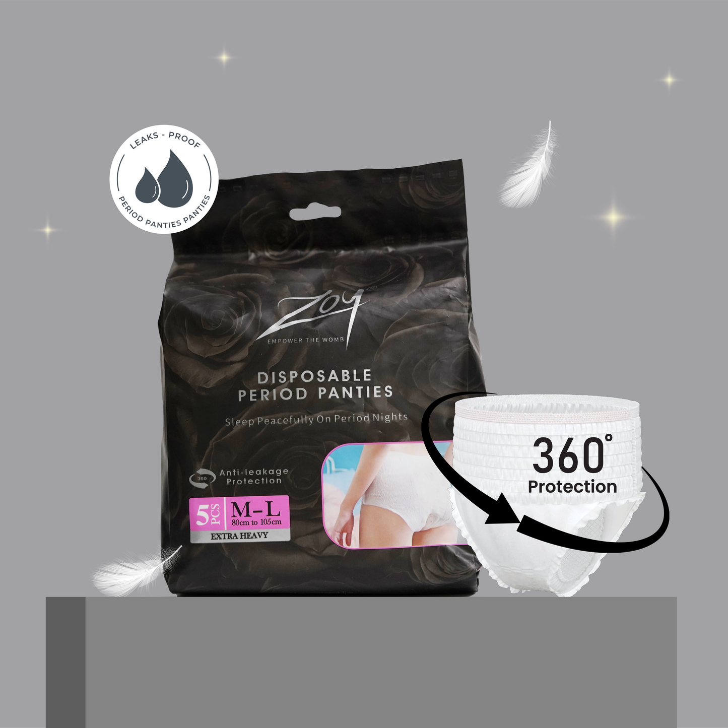 Disposable Period Panties - Overnight Use
