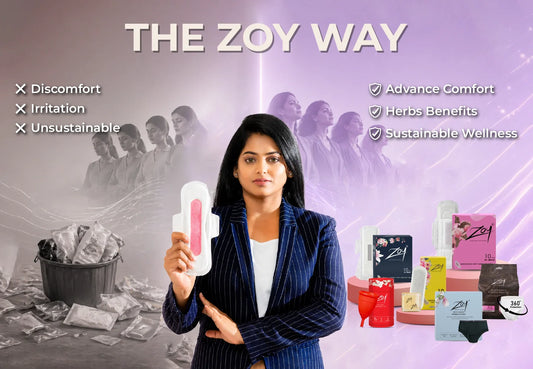 Maheswari Moorthy, founder of ZOY period care brand, India