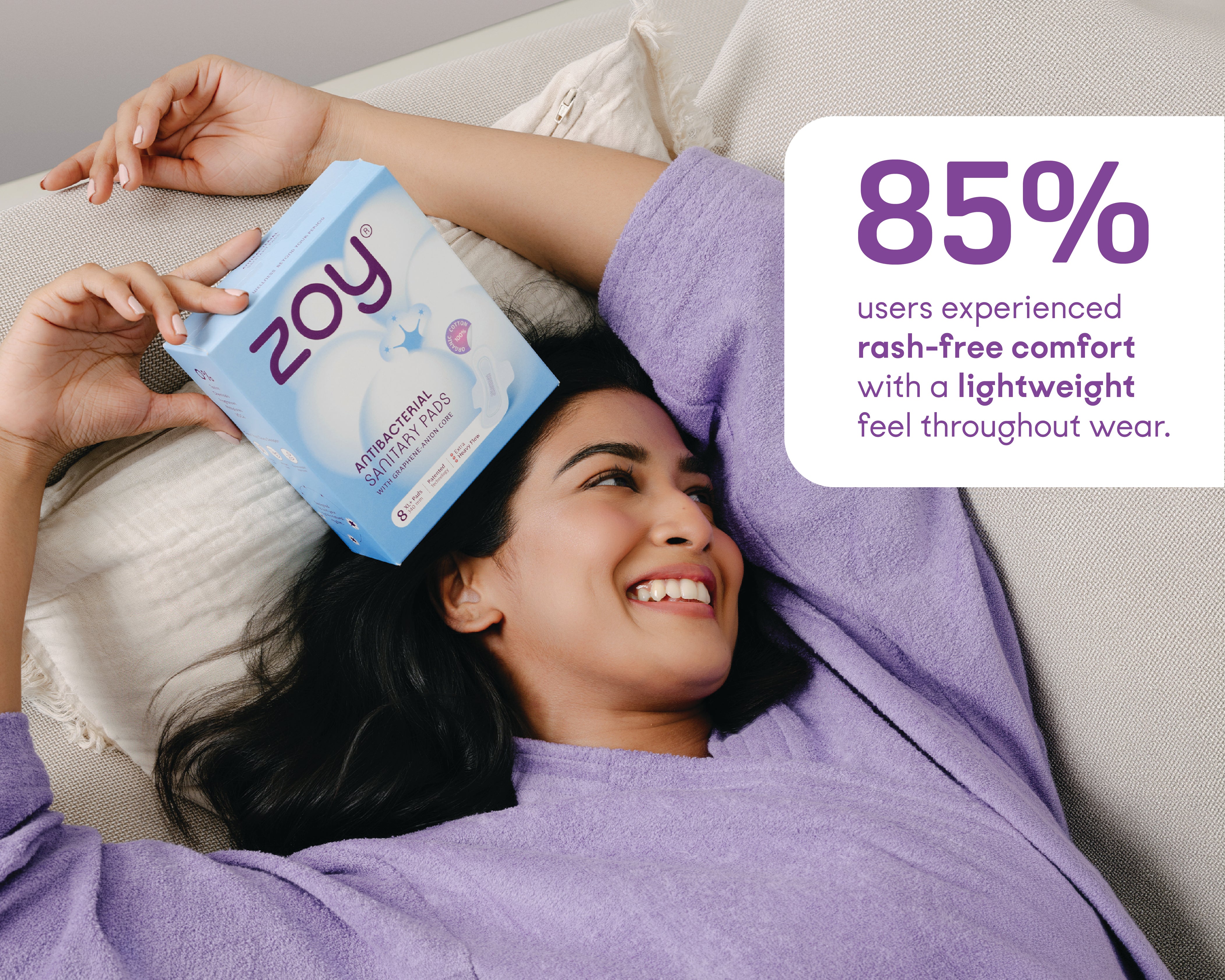 Antibacterial Sanitary Pads