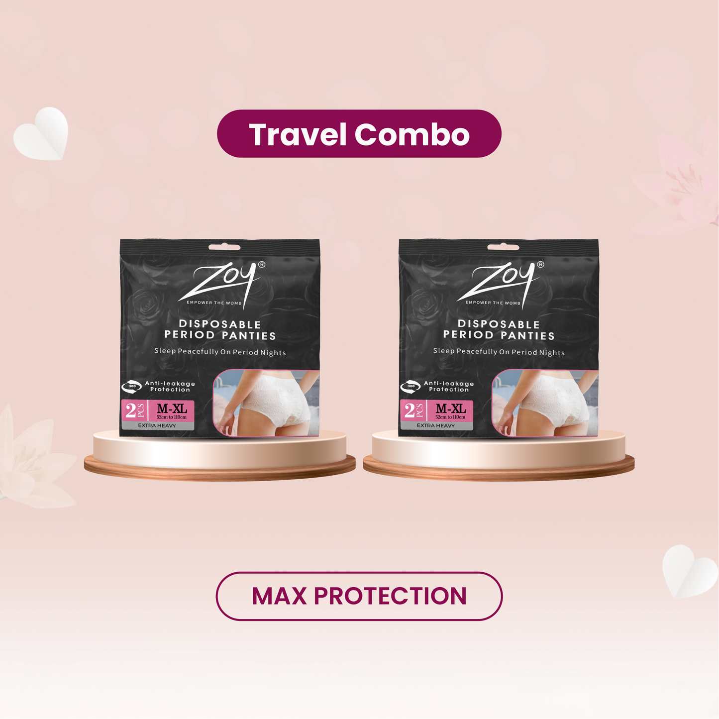 Disposable Period Panties - Travel Friendly