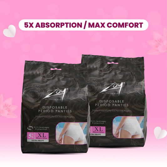 Disposable Period Panties XL Combo