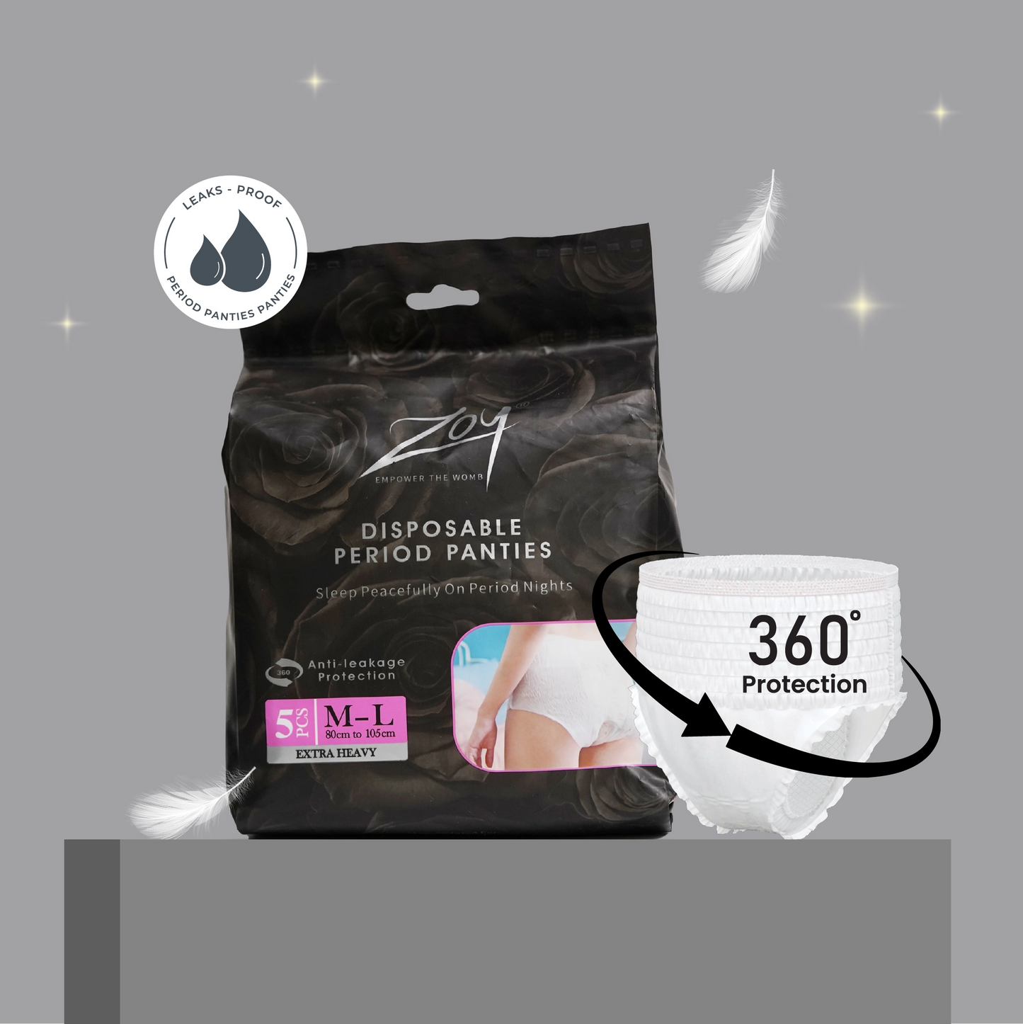 Disposable Period Panties - Overnight Use with No Leaks