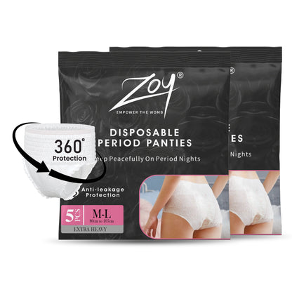 Disposable Period Panties - Overnight Use with No Leaks
