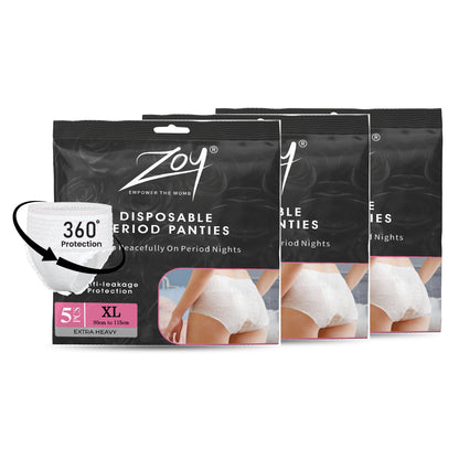 Disposable Period Panties - Overnight Use with No Leaks