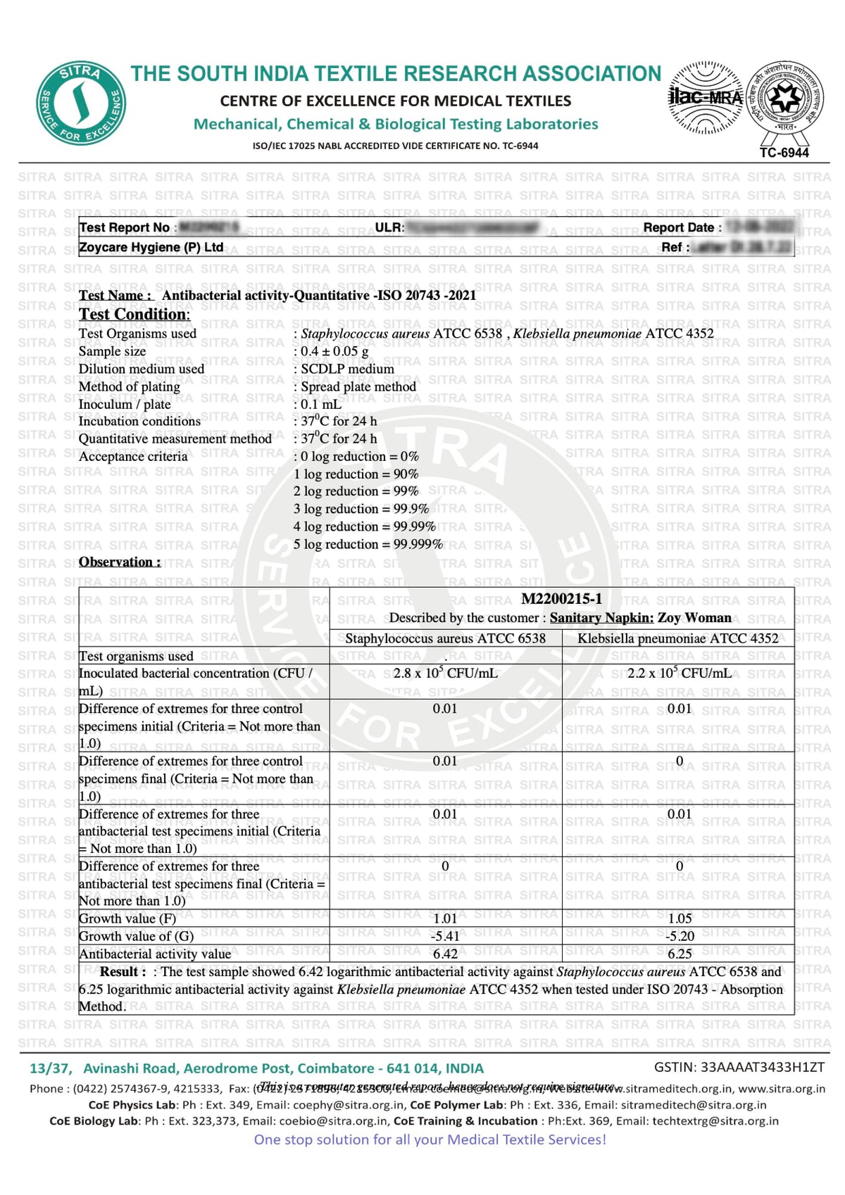 Product Certifications certificate 1