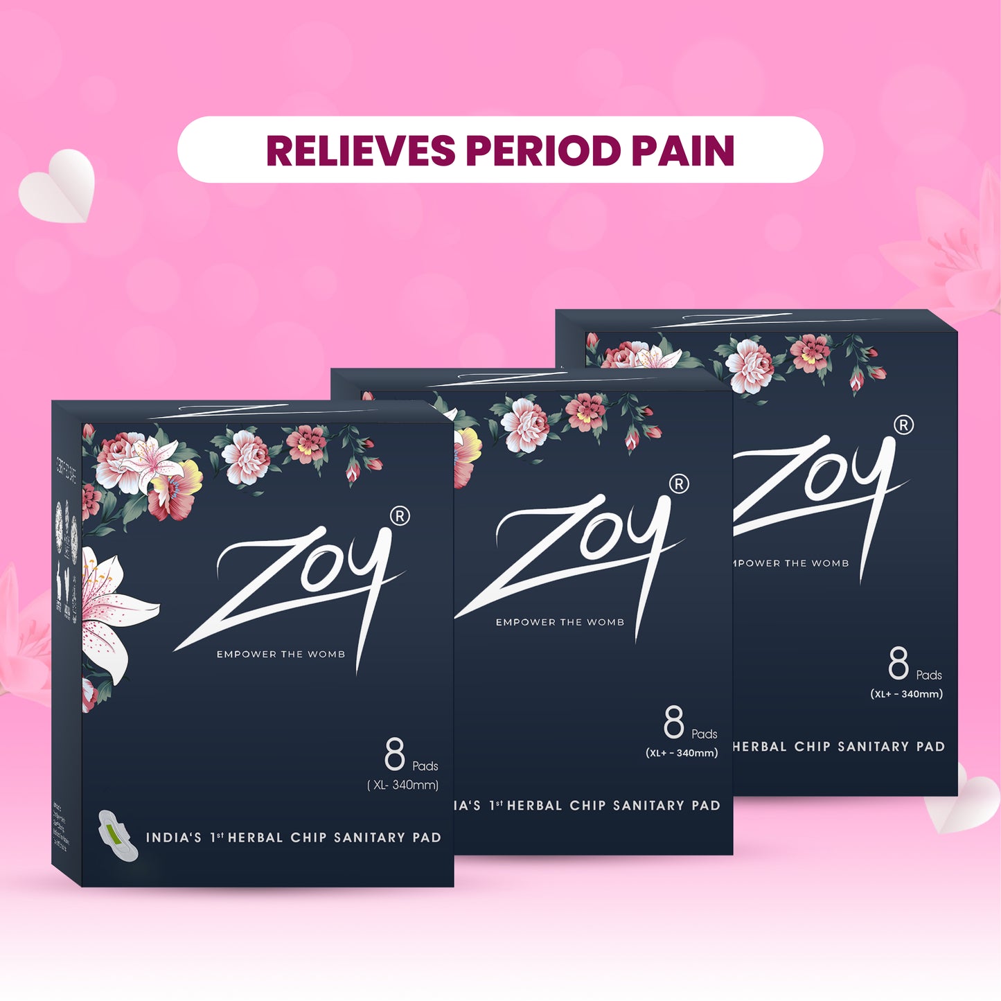 Herbal Sanitary Pad Heavy Flow Combo