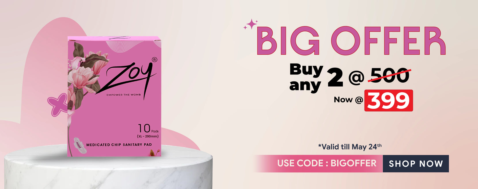 Menstrual Day Offer