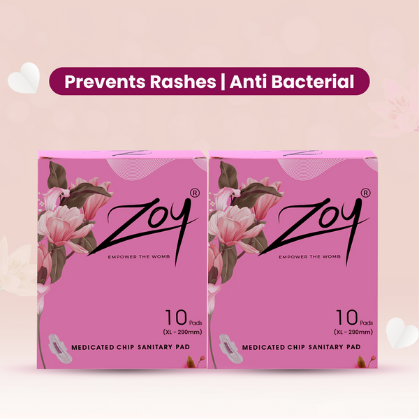Graphene Sanitary Pad Medium Flow Combo