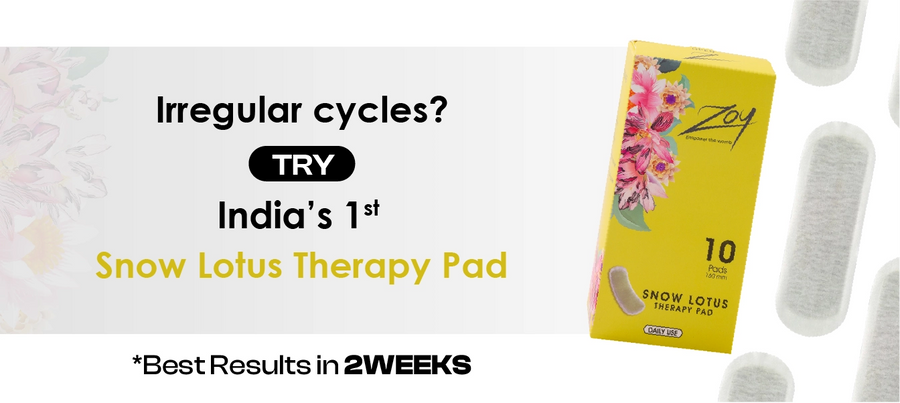 India's 1st snow lotus therapy padfor irregular periods
