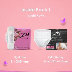 Women’s Day Graphene Pads Combo – Free Period Panty