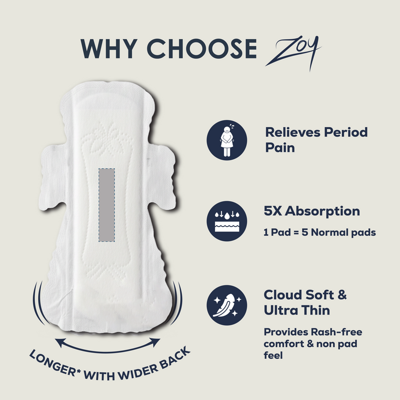 Ayurvedic sanitary pads designed to reduce menstrual cramps