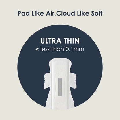 Day and night herbal sanitary pads for long lasting comfort