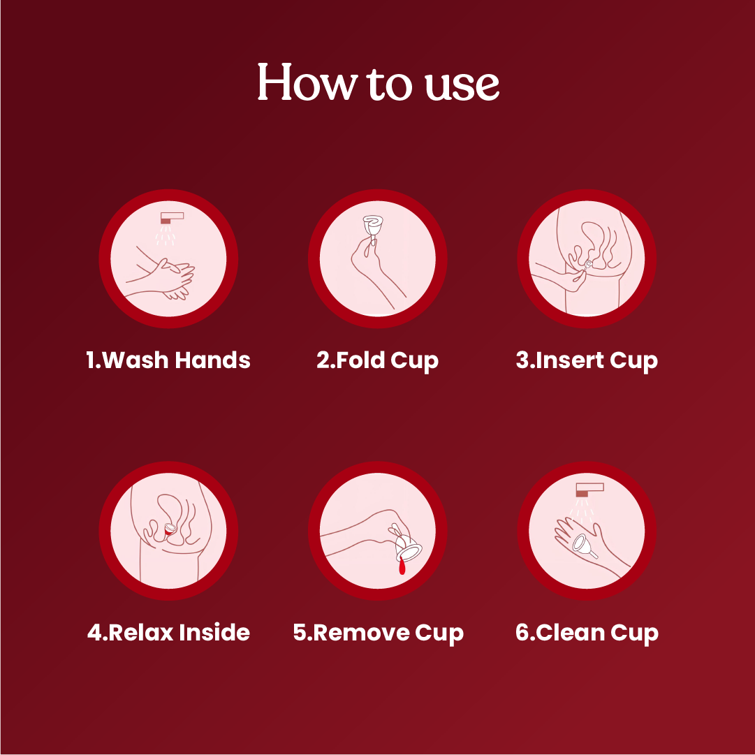 Curved comfort fit design of ZOY reusable menstrual cup