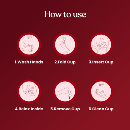 Curved comfort fit design of ZOY reusable menstrual cup