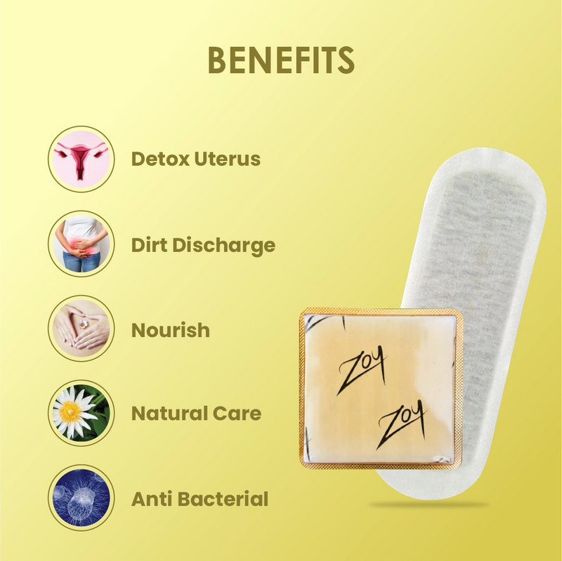 Zoy Snow Lotus sanitary pad benefits - single fragrance, period cramp relief, rash-free and herbal organic protection